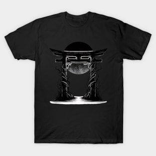 Creepy Japanese Shinto Shrine T-Shirt